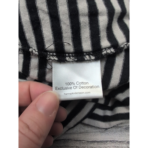 8 Hanna Andersson Striped Ruffle Flower Dress - Picture 7 of 7